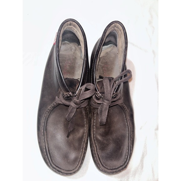 Clarks Wallabee Brown Ankle boot size 9 mens Granola Trendy Preppy - Picture 3 of 11